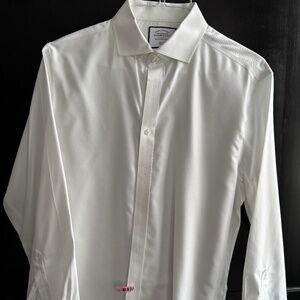 Charles Tyrwhitt Long Sleeved Slim Fit – Spread Collar / White